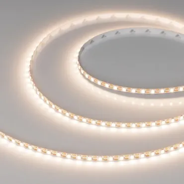 Светодиодная лента FC-A120-5mm 24V Warm3500-CX1 (10W/m, IP20, 5m, резка 1 светодиод) Arlight 052780