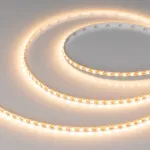 Светодиодная лента FC-A120-5mm 24V Warm2700-CX1 (10W/m, IP20, 5m, резка 1 светодиод) Arlight 052782