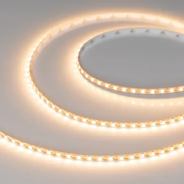 Светодиодная лента FC-A120-5mm 24V Warm2700-CX1 (10W/m, IP20, 5m, резка 1 светодиод) Arlight 052782