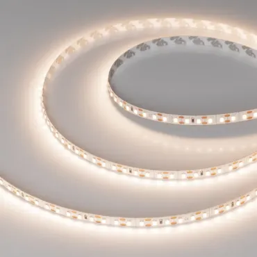 Светодиодная лента FC-A120-8mm 24V Warm3500-CX1 (10W/m, IP20, 5m, резка 1 светодиод) Arlight 052795