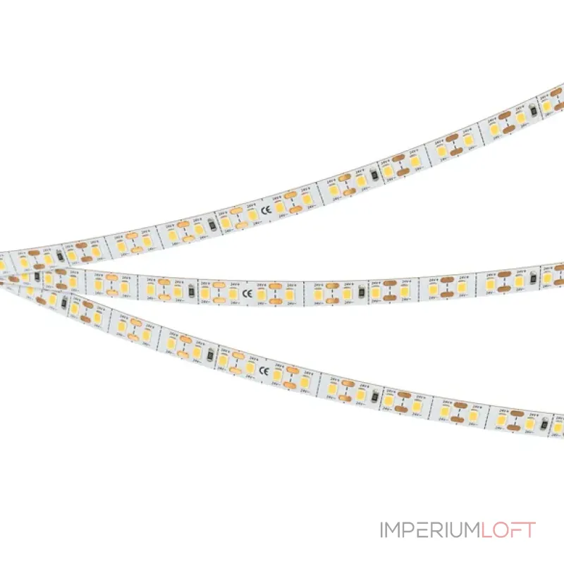 Светодиодная лента FC-A120-8mm 24V Warm3500-CX1 (5W/m, IP20, 5m, резка 1 светодиод) Arlight 052926