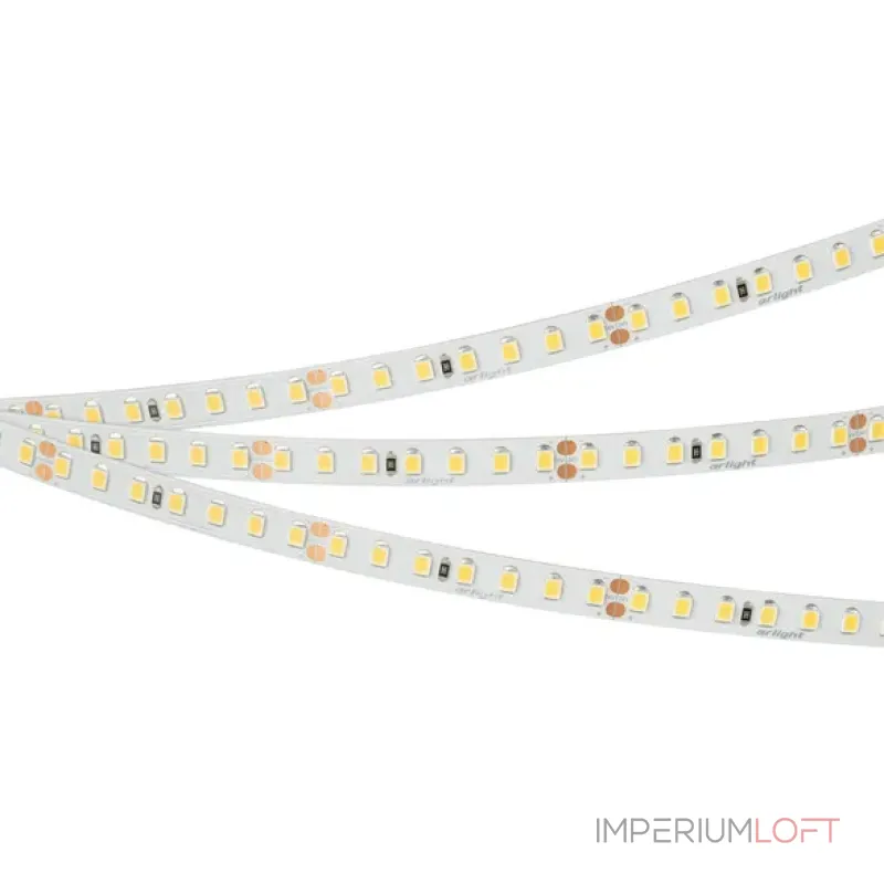 Светодиодная лента UL-A140-8mm 24V Warm2400 (15W/m, IP20, 5m) Arlight 053455