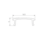 Рассеиватель для профиля WARDROBE-1930-2000 OPAL Arlight ARH-MINI 53568