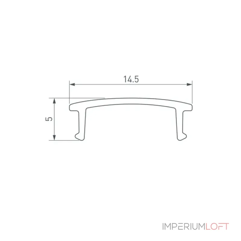 Рассеиватель для профиля WARDROBE-1930-2000 OPAL Arlight ARH-MINI 53568 Рассеиватель для профиля WARDROBE-1930-2000 OPAL Arlight ARH-MINI 53568