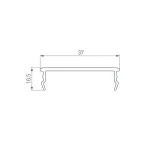 Рассеиватель для профиля IP-LINE-4050-2000 OPAL Arlight SL-LINE 53900