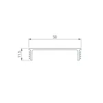 Рассеиватель для профиля IP-LINE-5475-2000 OPAL Arlight SL-LINE 53901