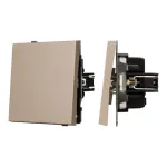 Механизм звонкового выключателя SWT-TENDO-MKR1-PL-GD (230V, 10A, Песочный) Arlight 054145