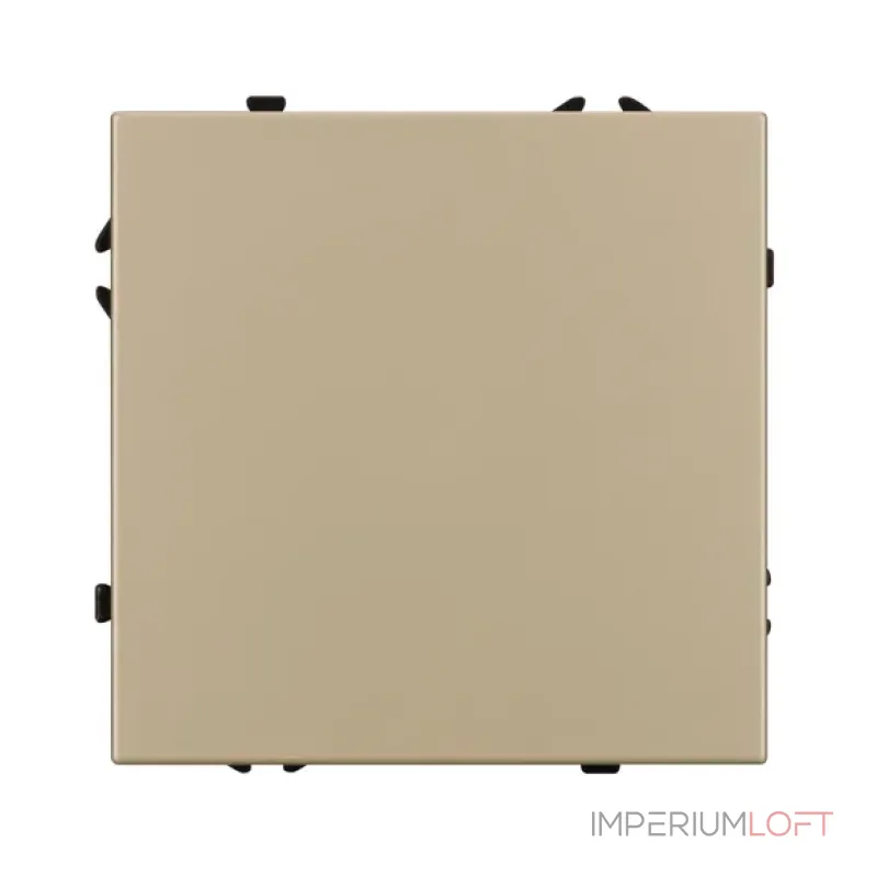Механизм звонкового выключателя SWT-NOBE-MKR1-SFPL-GD (230V, 10A, Золотой песок) Arlight 054271(1)