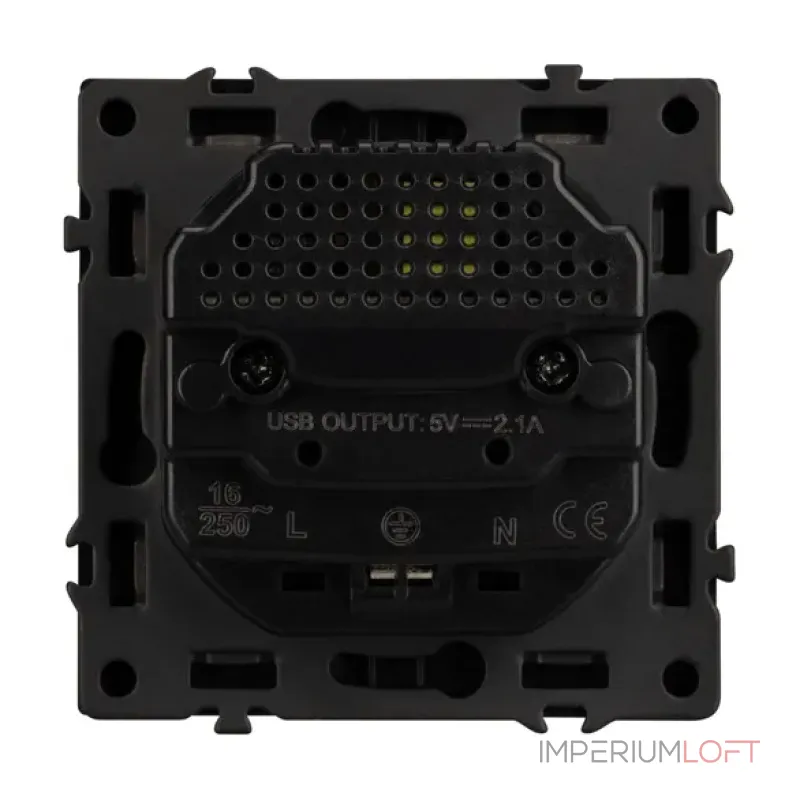 Розетка с заземлением со шторками с USB тип А+А софт-тач серый базальт Arlight NOBE 054291(1)