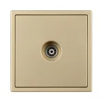 Розетка ТВ софт-тач золотой песок Arlight NOBE 054294(1)