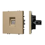 Механизм компьютерной розетки SCT-NOBE-MPC1-SFPL-GD (RJ-45 CAT6) Arlight 054306
