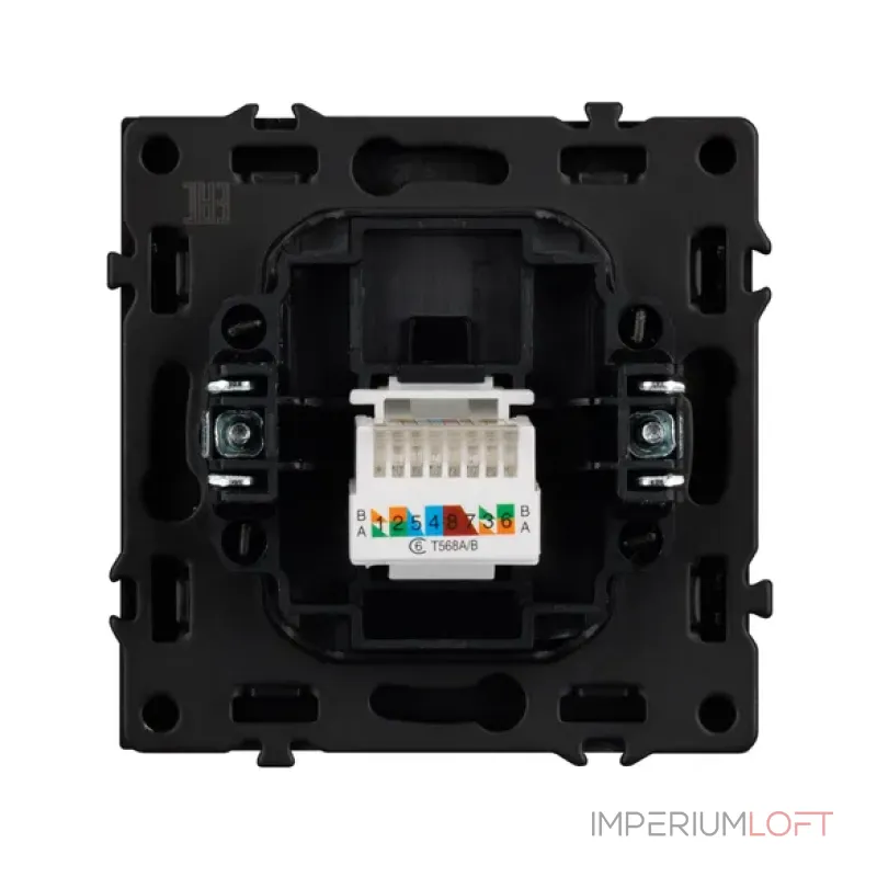 Розетка компьютерная софт-тач SCT-MPC1-SFPL-GR (RJ-45 CAT6) Arlight 054307(1)