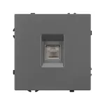 Розетка компьютерная софт-тач SCT-MPC1-SFPL-GR (RJ-45 CAT6) Arlight 054307(1)
