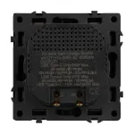 USB-розетка тип A+C софт-тач SCT-MUAC-SFPL-FC-BK (65W QC3) Arlight 054317(1)