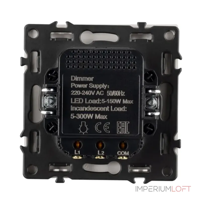 Механизм светорегулятора SWT-NOBE-DLR-SFPL-GD (250V 300W) Arlight 054326(1) Механизм светорегулятора SWT-NOBE-DLR-SFPL-GD (250V 300W) Arlight 054326(1)