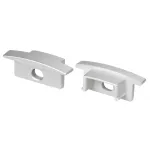 Заглушка LINE-2308-F SILVER с отверстием Arlight 054383