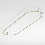 Основание ART-APRIORI-OVAL-ROD-200-3000x1000 (OG IP20) Arlight 054394