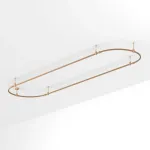 Основание ART-APRIORI-OVAL-ROD-200-4000x1000 (GD IP20) Arlight 054527