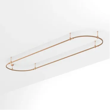 Основание ART-APRIORI-OVAL-ROD-200-4000x1000 (GD IP20) Arlight 054527 Основание ART-APRIORI-OVAL-ROD-200-4000x1000 (GD IP20) Arlight 054527
