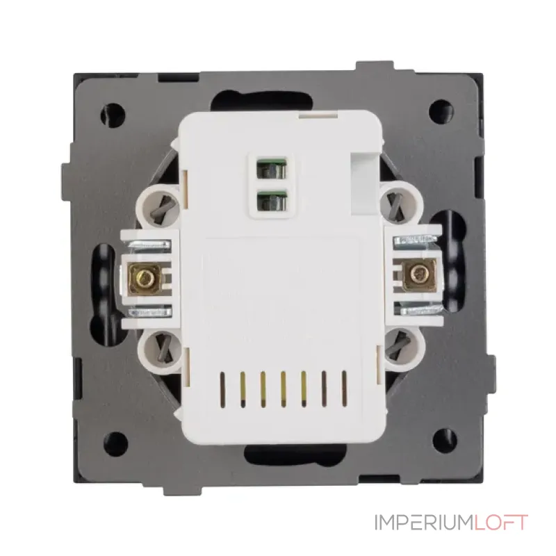 Механизм USB розетки O-MUAC-SFPL-BK (5V 3A QC3) Arlight 054536