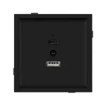 Механизм USB розетки O-MUAC-SFPL-BK (5V 3A QC3) Arlight 054536