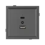 Механизм USB розетки O-MUAC-SFPL-GR (5V 3A QC3) Arlight 054538