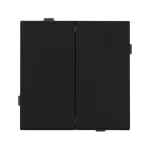 Механизм выключателя двухклавишный проходной SWT-TENDO-MKP2-SFPL-BK (230V 10A) Arlight 054553