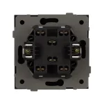 Механизм выключателя двухклавишный проходной SWT-TENDO-MKP2-SFPL-BK (230V 10A) Arlight 054553