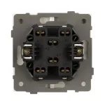 Механизм выключателя двухклавишный проходной SWT-TENDO-MKP2-SFPL-WH (230V 10A) Arlight 054556