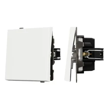 Механизм выключателя одноклавишный непроходной SWT-TENDO-MK01-SFPL-WH (230V 10A) Arlight 054570