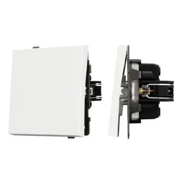 Механизм выключателя одноклавишный перекрёстный SWT-TENDO-MKX1-SFPL-WH (230V 10A) Arlight 054574