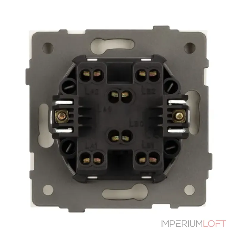 Механизм выключателя одноклавишный перекрёстный SWT-TENDO-MKX1-SFPL-WH (230V 10A) Arlight 054574