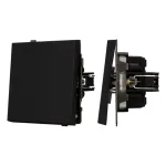 Механизм выключателя одноклавишный проходной SWT-TENDO-MKP1-SFPL-BK (230V 10A) Arlight 054579