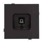 Механизм компьютерной розетки O-MPC1-SFPL-BK (RJ-45 CAT6) Arlight 054591