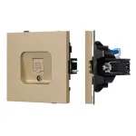 Механизм компьютерной розетки O-MPC1-SFPL-GD (RJ-45 CAT6) Arlight 054592