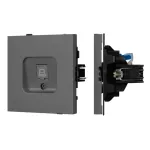 Механизм компьютерной розетки O-MPC1-SFPL-GR (RJ-45 CAT6) Arlight 054593