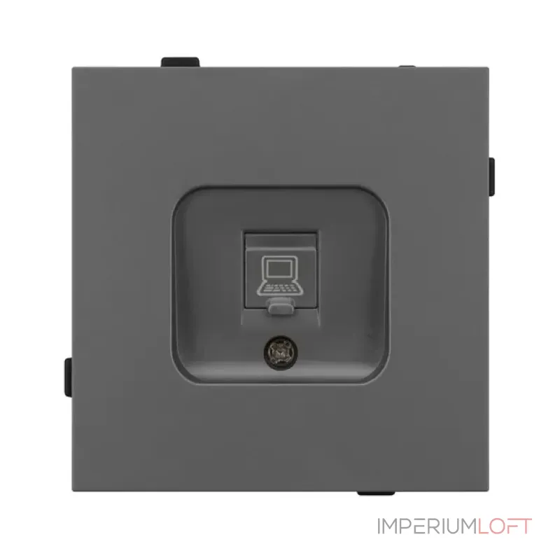 Механизм компьютерной розетки O-MPC1-SFPL-GR (RJ-45 CAT6) Arlight 054593 Механизм компьютерной розетки O-MPC1-SFPL-GR (RJ-45 CAT6) Arlight 054593