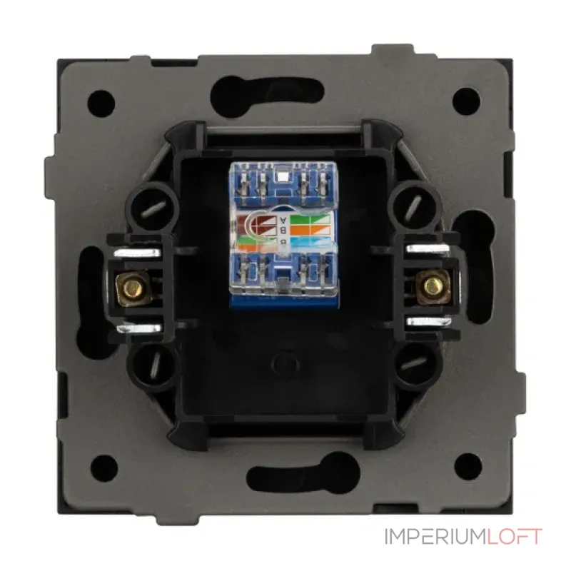 Механизм компьютерной розетки O-MPC1-SFPL-GR (RJ-45 CAT6) Arlight 054593 Механизм компьютерной розетки O-MPC1-SFPL-GR (RJ-45 CAT6) Arlight 054593