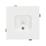 Механизм компьютерной розетки O-MPC1-SFPL-WH (RJ-45 CAT6) Arlight 054594