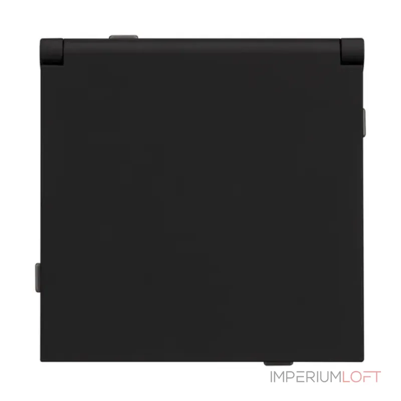 Механизм розетки влагозащищённый O-MCP-SFPL-BK (230V 16A) Arlight 054599 Механизм розетки влагозащищённый O-MCP-SFPL-BK (230V 16A) Arlight 054599
