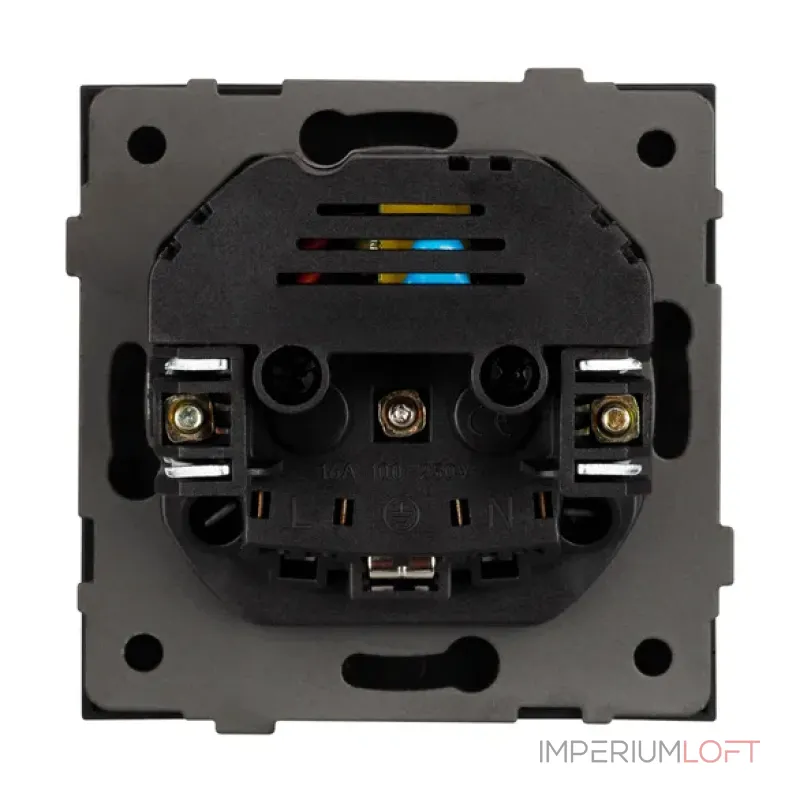 Механизм розетки с USB зарядкой O-MUAC-SFPL-GR (230V 16A) Arlight 054609