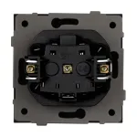 Механизм электрической розетки O-MEU1-SFPL-BK (230V 16A) Arlight 054638