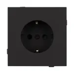Механизм электрической розетки O-MEU1-SFPL-BK (230V 16A) Arlight 054638