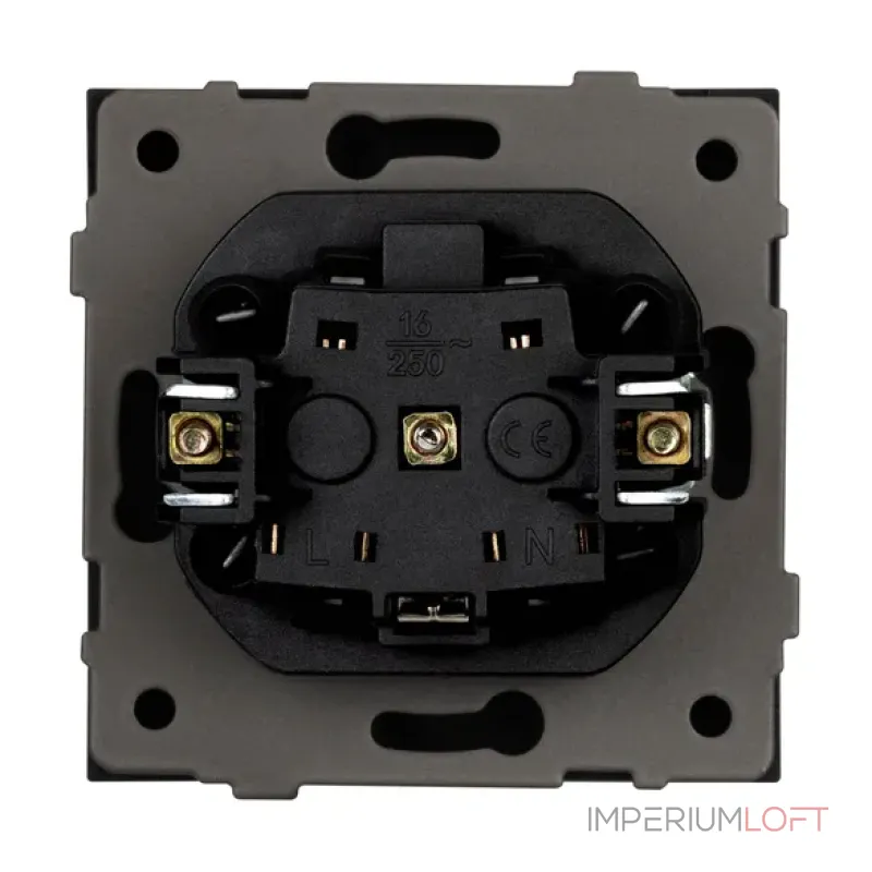 Механизм электрической розетки O-MEU1-SFPL-GR (230V 16A) Arlight 054640 Механизм электрической розетки O-MEU1-SFPL-GR (230V 16A) Arlight 054640