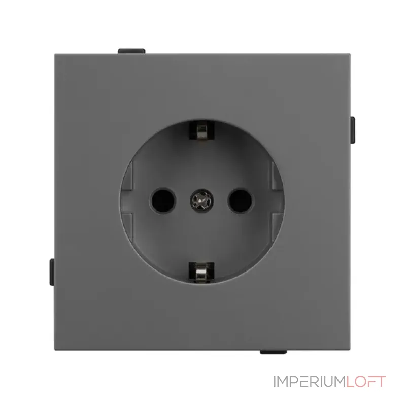 Механизм электрической розетки O-MEU1-SFPL-GR (230V 16A) Arlight 054640 Механизм электрической розетки O-MEU1-SFPL-GR (230V 16A) Arlight 054640