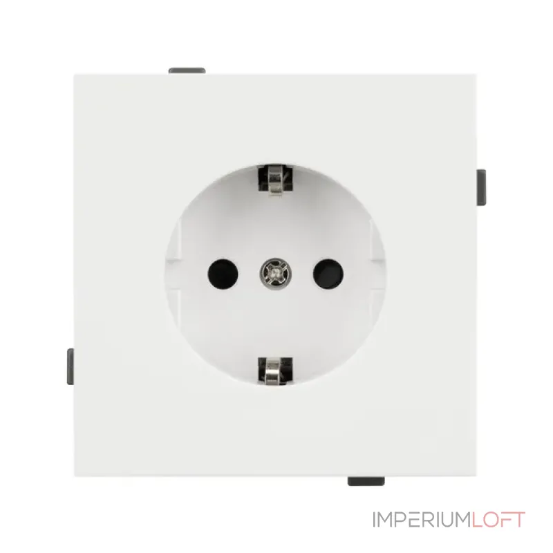 Механизм электрической розетки O-MEU1-SFPL-WH (230V 16A) Arlight 054641 Механизм электрической розетки O-MEU1-SFPL-WH (230V 16A) Arlight 054641