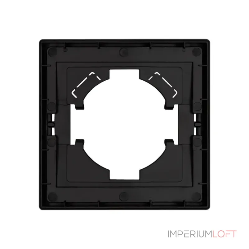Рамка пластиковая FRM-TENDO-SFPL-1-BK Arlight 054642