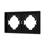 Рамка пластиковая FRM-TENDO-SFPL-2-BK Arlight 054646