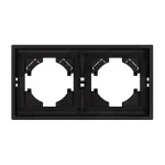 Рамка пластиковая FRM-TENDO-SFPL-2-BK Arlight 054646