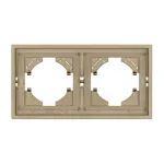 Рамка пластиковая FRM-TENDO-SFPL-2-GD Arlight 054647